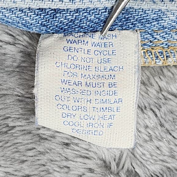 Vintage Zena Jeans Women 8 Blue High Rise Tapered Baggy Light Wash Grunge Skater - Picture 8 of 13